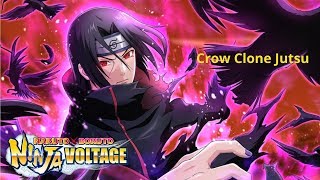 Itachi v2 Crow Clone Jutsu vs all Ultimates | Naruto X Boruto Ninja Voltage