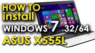 как установить Windows 7 на Asus x555L с поиском драйверов. na-chasti.ru