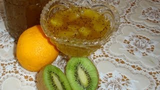 Джем из киви и апельсинов.Готовим вместе.