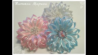 МК Универсальная снежинка из узких лент❄❄❄/Floco de neve universal