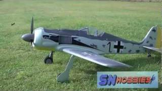 SN Hobbies - Hobbico / Flyzone FW-190 Focke-Wulf Flight Testing