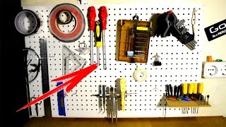 ПЕРФОРИРОВАННАЯ ПАНЕЛЬ ДЛЯ ИНСТРУМЕНТА СВОИМИ РУКАМИ !