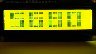 Простой тахометр с большими цифрами на ATmega8 и LCD 16x2