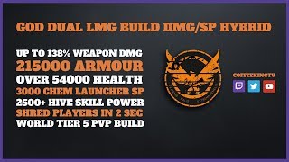 GOD LMG build 138% weapon damage and 3000 skill power! The Division 2