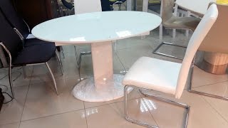 Купить стеклянный стол.  Стол раскладной B2332 1