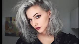 Haarfarben Silber! - wir färben meine Haare Silber/Grau!! - graphit-graue haare makeover