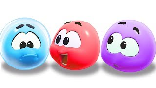 Colors With WonderBalls | Learning Videos For Babies | Cartoon Candy
