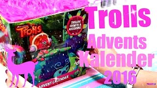 TROLLS ADVENTSKALENDER | 24 Adventskalender Türchen auspacken | 9999 Dinge