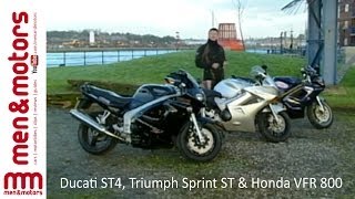 Sports Tourers Review: Ducati ST4, Triumph Sprint ST & Honda VFR 800