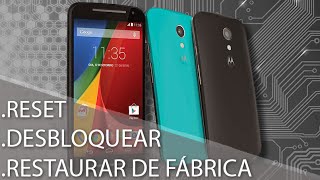 Como Formatar Moto G 2 (2ª Geração) e os Outros || Desbloquear, Tirar Senha, Hard Reset G-Tech