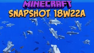 Minecraft 1.13 Snapshot 18w22a Dolphin Madness Fixed! Rail Fixes & The Return Of Parrots And Ocelots
