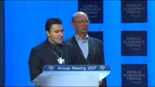 Davos Annual Meeting 2007 - Presentation of the Crystal Award (Maxim Vengerov)
