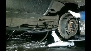 Замена тросов "ручного" тормоза на Шевроле 410.Часть 1.
