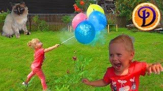 Лопаем шарики с сюрпризами Видео для детей Destroy the balls with surprises Videos for kids