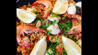 Рецепт ПАЭЛЬЯ Как приготовить Паэлью  с морепродуктами