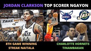 JORDAN CLARKSON TOP SCORER NA I JAZZ vs HORNETS FULL GAME RESULT I JANUARY 10 2020