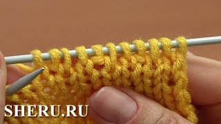 Способы прибавления петель Урок 8 способ 1 из 14 Вяжем спицами