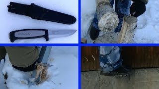 Нож Mora Robust жесткие тесты