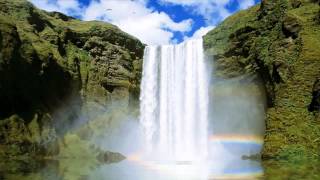 ♫ Футаж Водопад для видеомонтажа(Waterfall footage for video editing)