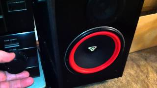Cerwin Vega VS-100, JBL T-88 speakers sound clip test part 2