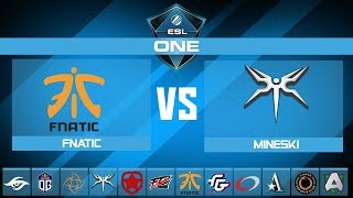 Fnatic vs Mineski | ESL One Katowice 2019