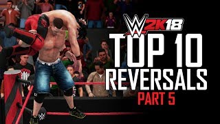 WWE 2K18 Top 10 Amazing Reversals! #5 (Moves Gone Wrong)