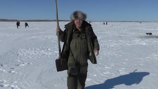 Необычная рыбалка! Ловля карася и гольяна лопатой на тягу.