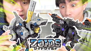 ゾイド組み立てバトル！ガトリングフォックスvsドライパンサー【ゾイドワイルド】