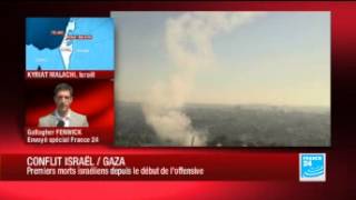 Opération Pilier de défense : Gallagher Fenwick, envoyé spécial de FRANCE 24 à Kiryat Malachi