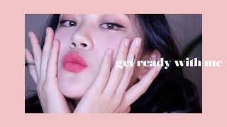 GRWM a night out☾ 좋아하는 무드의 메이크업과 최근 관심사 | YUZU 유즈