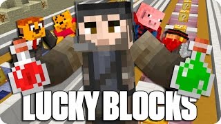 ¡DUELO DE POCIÓNES! LUCKY BLOCKS | Minecraft Con Sara, Luh, Exo Y Macundra