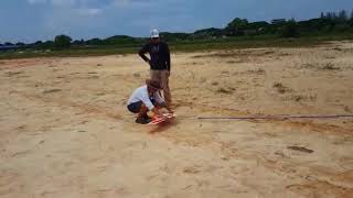 Bungee Launch First Attempt - Trial & Error
