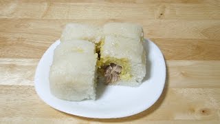 Cách làm Bánh Chưng(không gói lá)How to make Banh Chungバインチョンの作り方
