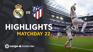 Highlights Real Madrid vs Atletico Madrid (1-0)