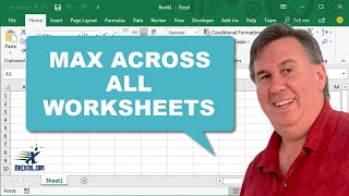 Excel MAX Across All Worksheets - 2434