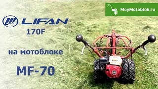 Бензиновый двигатель Lifan 170F на мотоблоке MF-70