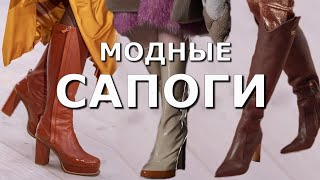 Модные сапоги осень-зима 2020-2021 / Обувь тенденции сезона