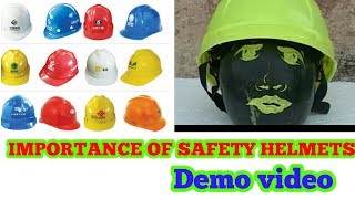 why we should use safety helmet ..?? Here is the answer with live Demo
