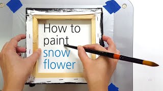 (204) Dip technique _ Snow Flower _ No silicone oil _ Fluid acrylic _ Designer Gemma77
