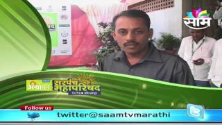 Aadarsh Gram Yojana chairman PopatRao Pawar talking about Drought In Sarpanch Parishad.