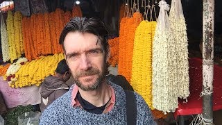 Цветочный рынок в Индии - это нужно увидеть