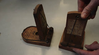 Antique Tombstone Rat Trap in action - Motion Camera. Mouse Trap Monday