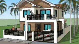 Simple House Plan Designs - 2 Level Home