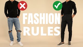 7 Fashion Rules All Men Should Learn Once And For ALL