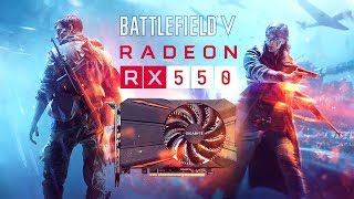 #Battlefield V en una RX 550
