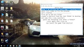HOW TO FIX WATCH DOG 2 LAUNCHING ERROR 100%WORKING
