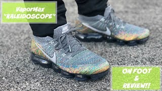 NIKE VAPORMAX “KALEIDOSCOPE” UNBOXING + REVIEW + ON FOOT!!! ARE THESE THE BEST MULTICOLOR VAPORMAX??