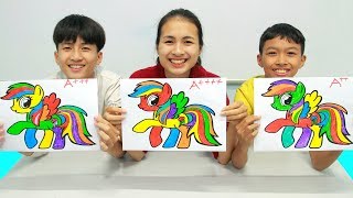 Rainbow Dash My Little Pony, Warna Warni Belajar Menggambar dan Mewarnai untuk Anak