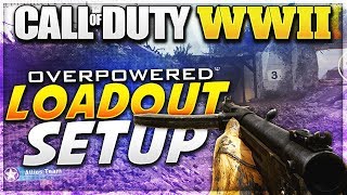 OVERPOWERED "Type 100 Class Setup" Call Of Duty World War 2 BEST Class Setup WWII SMG Class