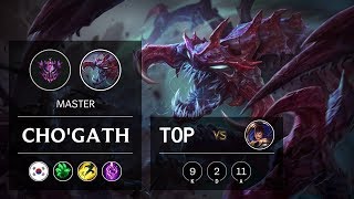 Cho'Gath Top vs Garen - KR Master Patch 9.21
